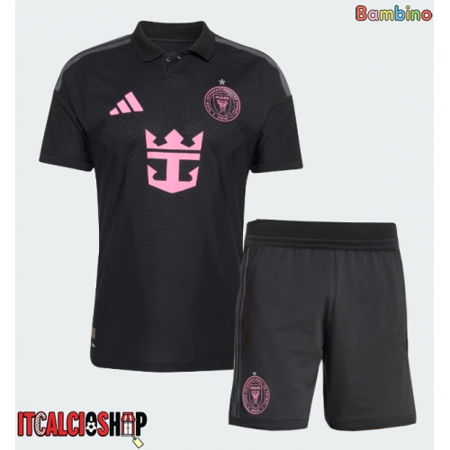 Inter Miami Rodrigo De Paul #7 Seconda Maglia Bambino 2026-27 Manica Corta (+ Pantaloni corti)